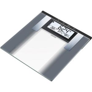 Sanitas SBG 21 Analyse-personenweegschaal Digitaal Weegbereik (max.): 180 kg Grijs, Glas