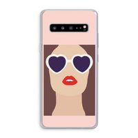 Red lips: Samsung Galaxy S10 5G Transparant Hoesje