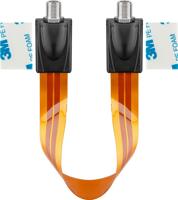 Goobay 11953 coax-kabel 0,2 m F-type Bruin - thumbnail