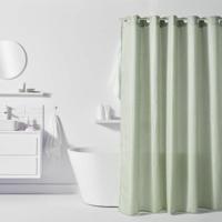 Douchegordijn TODAY Groen Vert Polyester 180 x 200 cm (12 Stuks)