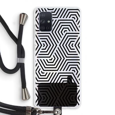 Magic pattern: Samsung Galaxy A71 Transparant Hoesje met koord