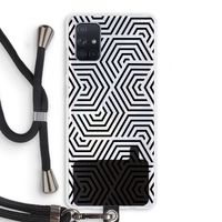 Magic pattern: Samsung Galaxy A71 Transparant Hoesje met koord