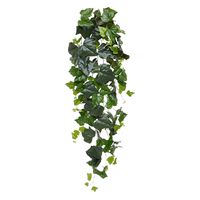 Hedera kunst hangplant 125cm - groen - FR - brand vertragend - thumbnail