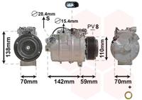 Van Wezel Airco compressor 0600K418 - thumbnail
