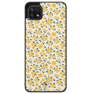 Samsung Galaxy A22 5G hoesje - Yellow garden