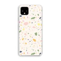 Terrazzo N°21: Pixel 4 XL Transparant Hoesje