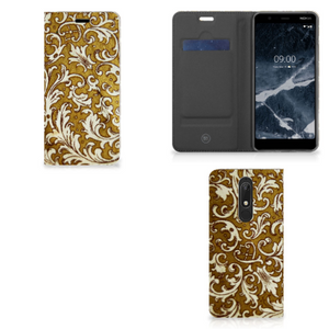 Telefoon Hoesje Nokia 5.1 (2018) Barok Goud