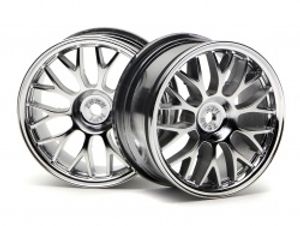 Mesh wheel 26mm (chrome)(1mm offset)