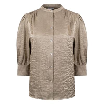 Nukus Blouse Lilly Shiny | Army