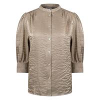 Nukus Blouse Lilly Shiny | Army