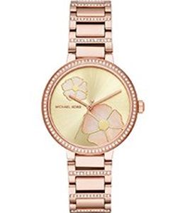 Horlogeband Michael Kors MK3836 Staal Rosé 18mm