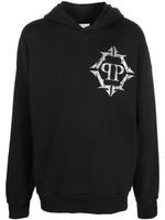 Philipp Plein hoodie Chrome à logo imprimé - Noir - thumbnail