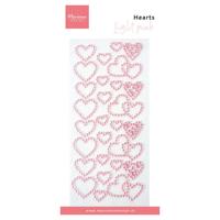 Marianne Design • decorations heart rhinestones light pink