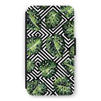 Geometrische jungle: iPhone 12 mini Flip Hoesje