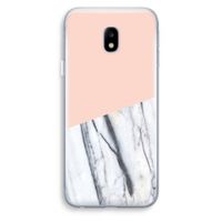 A touch of peach: Samsung Galaxy J3 (2017) Transparant Hoesje