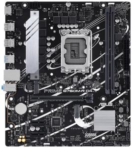 Asus PRO B760M-R D4 Moederbord Socket Intel LGA 1700 Vormfactor Micro-ATX Moederbord chipset Intel® B760
