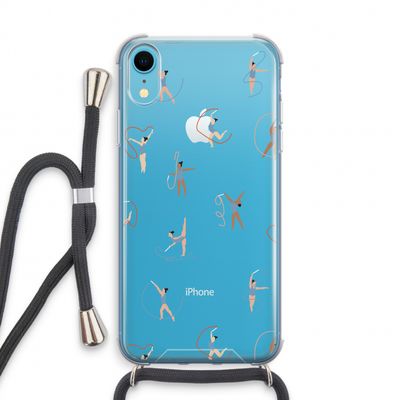 Dancing #3: iPhone XR Transparant Hoesje met koord