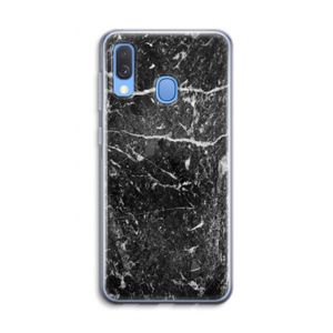 Zwart marmer: Samsung Galaxy A40 Transparant Hoesje