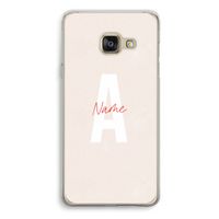 Strawberry Milkshake: Samsung Galaxy A3 (2016) Transparant Hoesje