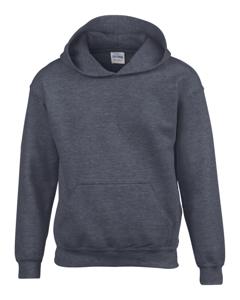 Gildan G18500K Heavy Blend™ Youth Hooded Sweatshirt - Dark Heather - XL (176)