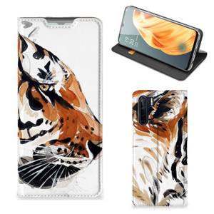 Bookcase OPPO Reno3 | A91 Watercolor Tiger