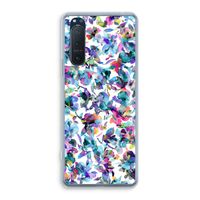 Hibiscus Flowers: Sony Xperia 5 II Transparant Hoesje
