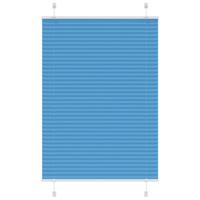 VidaXL Plissé rolgordijn 90x150 cm stofbreedte 89,4 cm polyester blauw