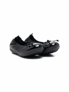 Geox Kids ballerines à effet brillant - Noir