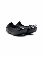 Geox Kids ballerines à effet brillant - Noir