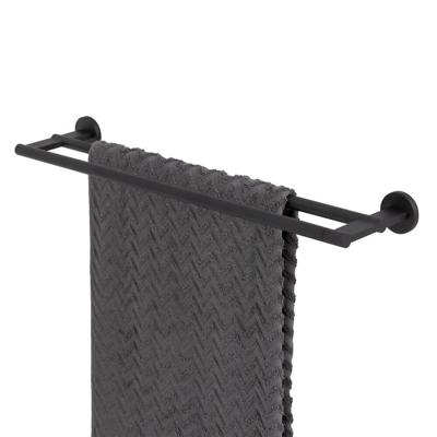 Tiger Noon Handdoekhouder - 60cm - dubbel - zwart 1321130746