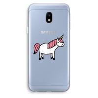 Eenhoorn: Samsung Galaxy J3 (2017) Transparant Hoesje - thumbnail