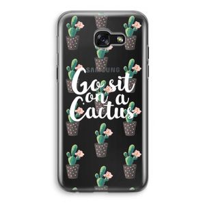 Cactus quote: Samsung Galaxy A5 (2017) Transparant Hoesje
