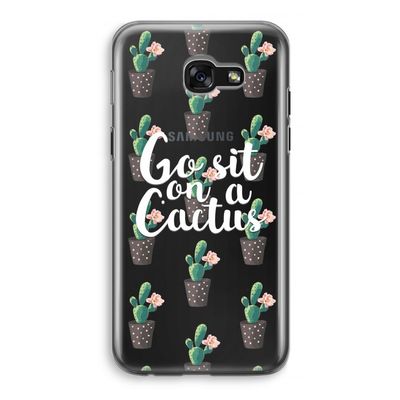 Cactus quote: Samsung Galaxy A5 (2017) Transparant Hoesje