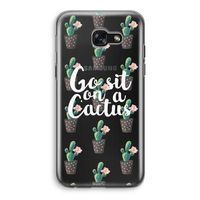 Cactus quote: Samsung Galaxy A5 (2017) Transparant Hoesje