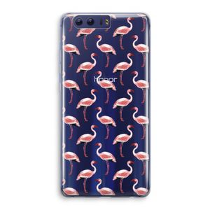 Flamingoprint groen: Honor 9 Transparant Hoesje