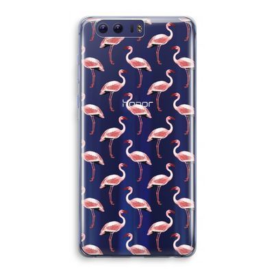 Flamingoprint groen: Honor 9 Transparant Hoesje