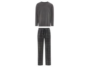 LIVERGY Heren pyjama (Grijs, S)
