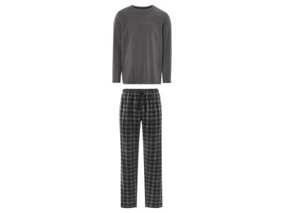 LIVERGY Heren pyjama (Grijs, M)