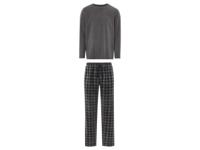 LIVERGY Heren pyjama (Grijs, S)