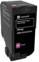 Lexmark Return Program toner CS72x, 3.000 pagina&apos;s, OEM 74C20M0, magenta