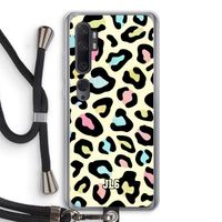 Leopard pattern: Xiaomi Mi Note 10 Pro Transparant Hoesje met koord