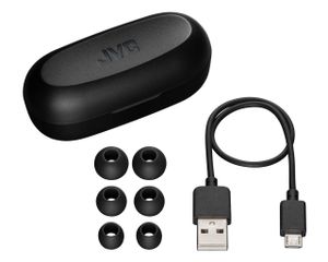 JVC HA-A7T-B Headset True Wireless Stereo (TWS) In-ear Oproepen/muziek Micro-USB Bluetooth Zwart