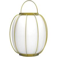 Snoerloze tafellamp - LUMISKY - TULUM - H27 cm - Metalen handvat - Goud - Warm witte en koud witte LED