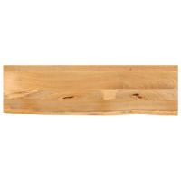 Tafelblad met natuurlijke rand 100x40x3,8 cm massief mangohout