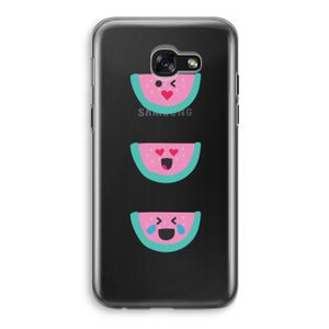Smiley watermeloen: Samsung Galaxy A5 (2017) Transparant Hoesje