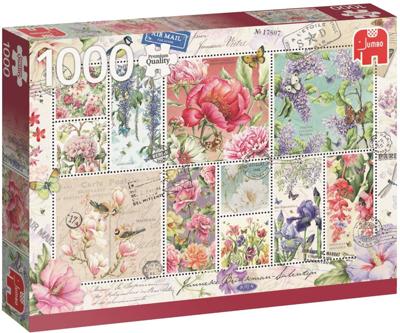 Janneke Brinkman Puzzel Bloemenzegels 1000 Stukjes