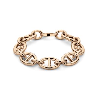 18k Roségouden Marine Armband 16 mm - 20,5 cm met Karabijnsluiting