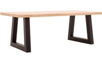 Goossens Eettafel Blade, Strak blad 260 x 100 cm 6 cm dik