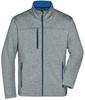 James & Nicholson JN1148 Men´s Softshell Jacket - /Dark-Melange/Royal - M