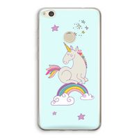 Regenboog eenhoorn: Huawei Ascend P8 Lite (2017) Transparant Hoesje